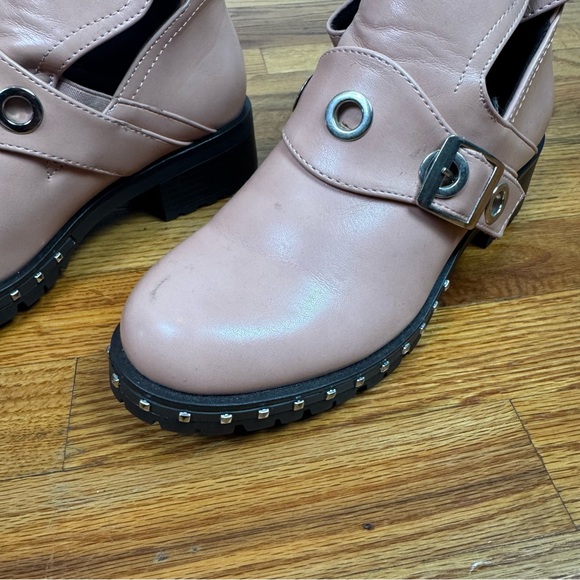 Buckle faux leather boots - Picture 3 of 7